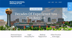 Desktop Screenshot of nicholassociates.com