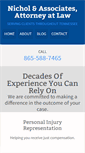 Mobile Screenshot of nicholassociates.com